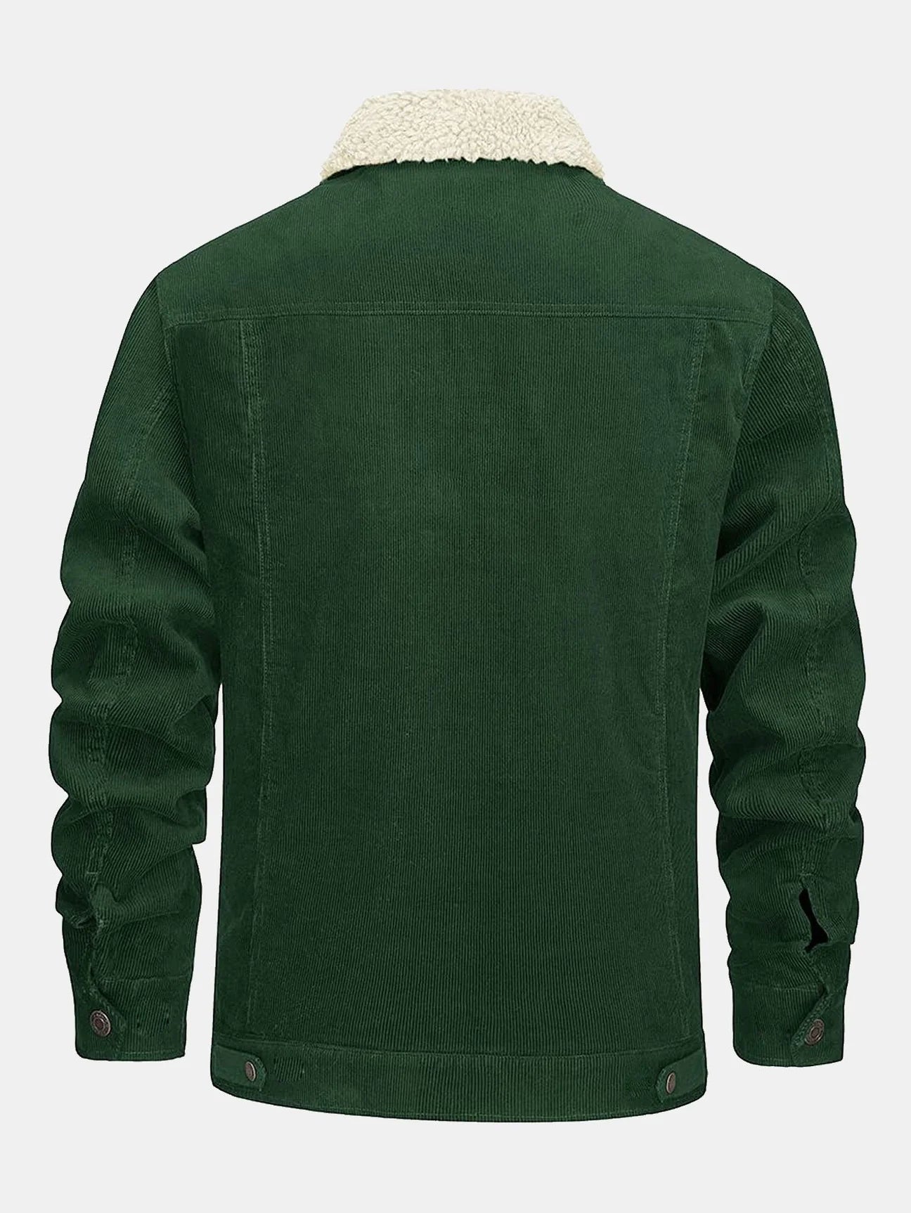 Cordjacke mit Teddyfutter