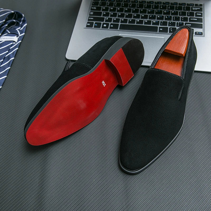 Herren-Slipper aus Premium-Wildleder