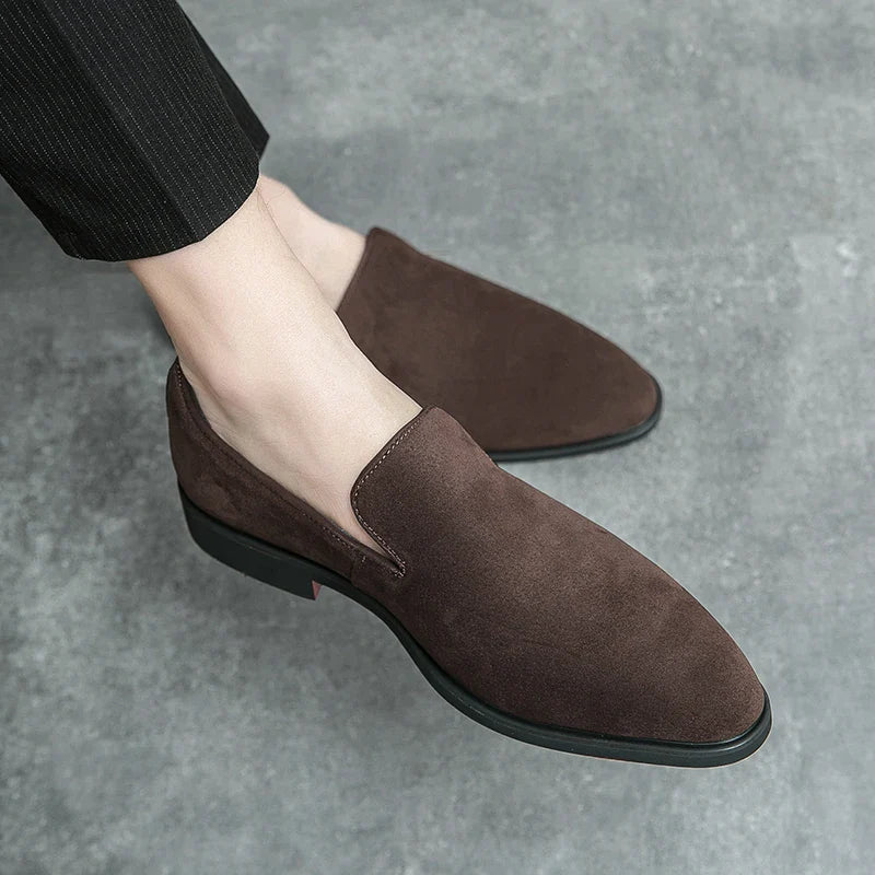 Herren-Slipper aus Premium-Wildleder