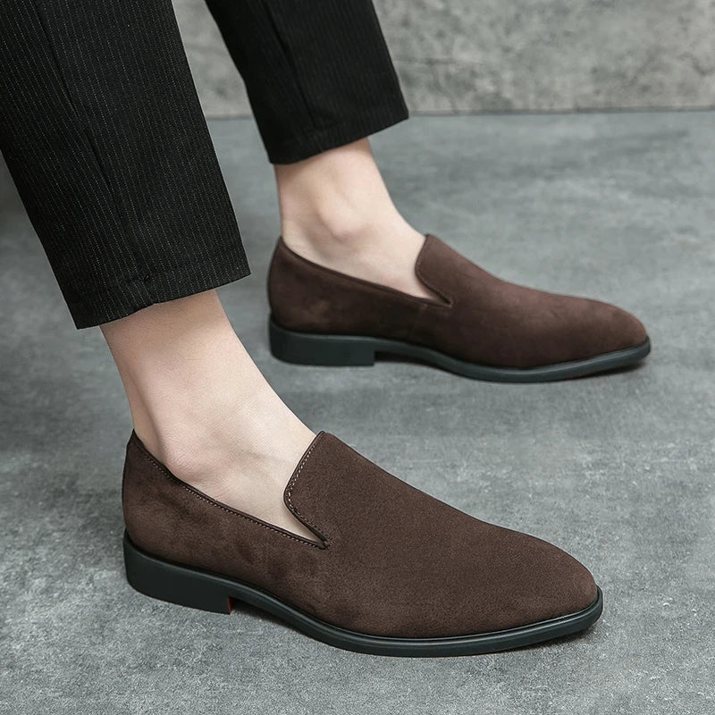 Herren-Slipper aus Premium-Wildleder