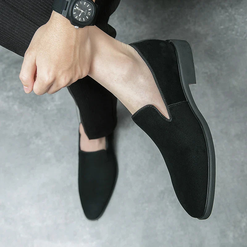 Herren-Slipper aus Premium-Wildleder