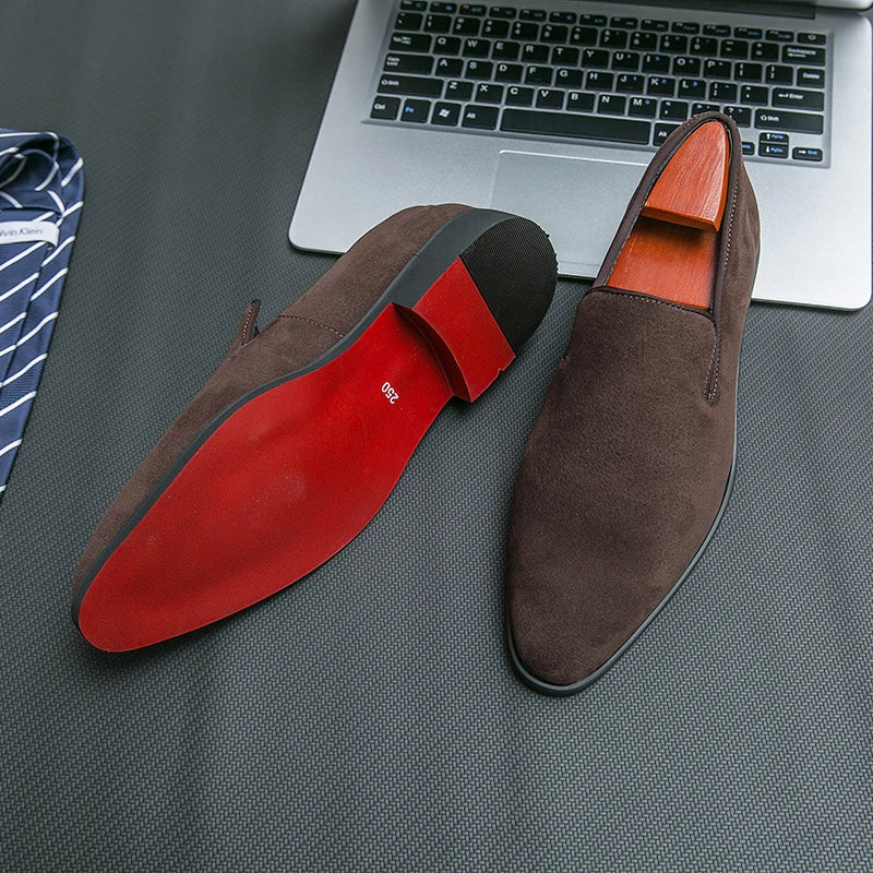 Herren-Slipper aus Premium-Wildleder