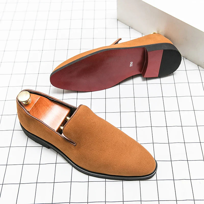 Herren-Slipper aus Premium-Wildleder