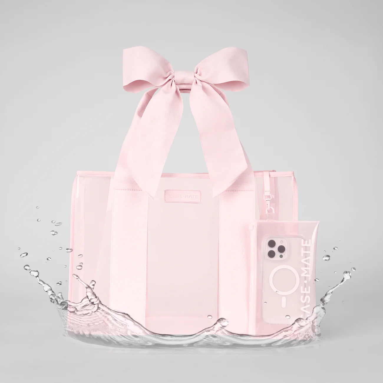 Strandtasche mit Schleife und Handytasche in Sonderedition