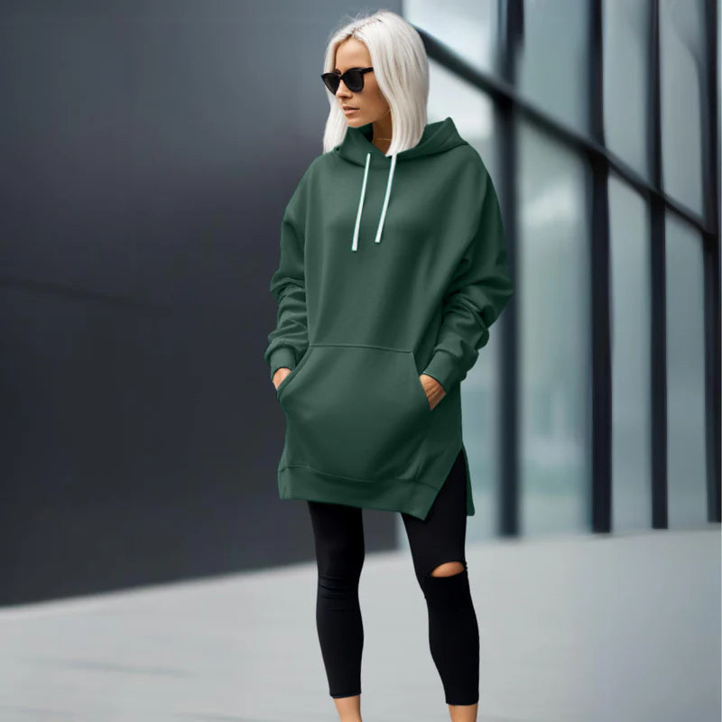 Übergroßes Hoodie-Kleid – Bequem, Stylisch und Vielseitig