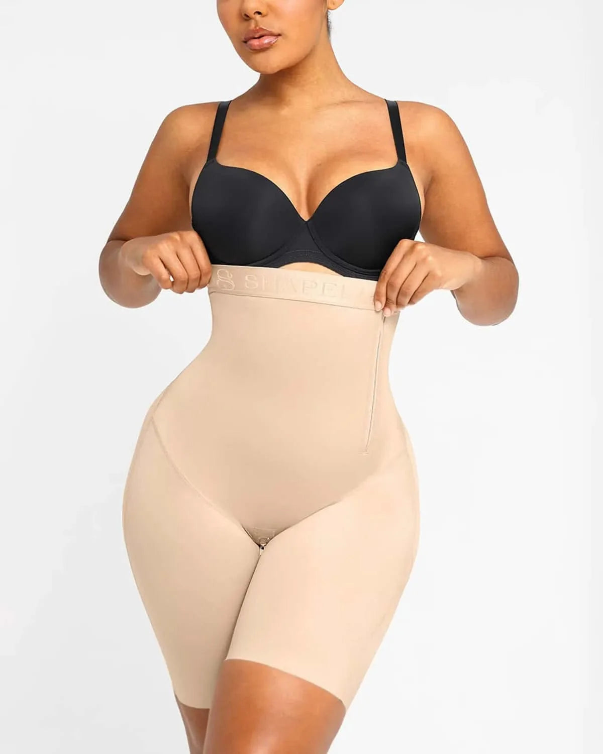 Hochtaillierte Figurformende Shorts für einen Perfekt geformten Po