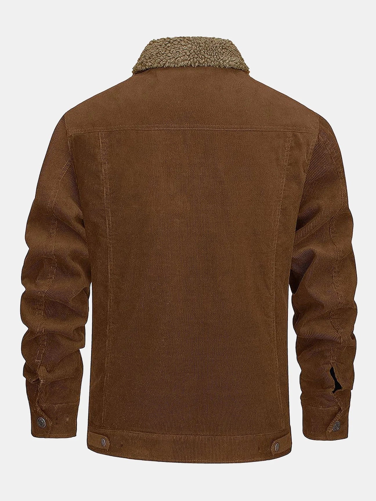 Cordjacke mit Teddyfutter